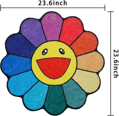 Sunflower Bathroom Rugs for Kids