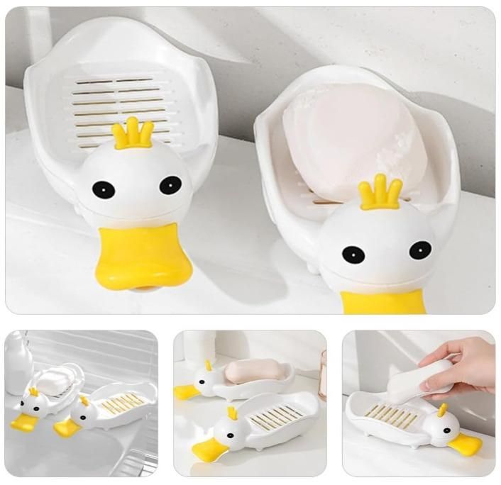 Soap Dish Self Draining Soap Holder Plastic(Pack Of 1)