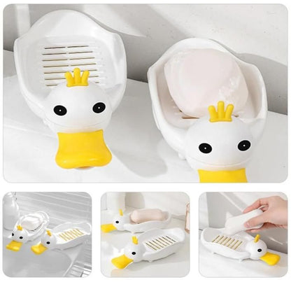 Soap Dish Self Draining Soap Holder Plastic(Pack Of 1)