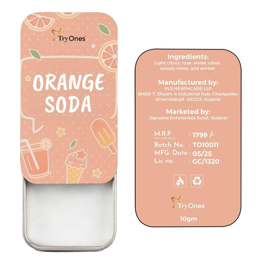 Orange Soda Solid Perfume 10 gm Pack of 1