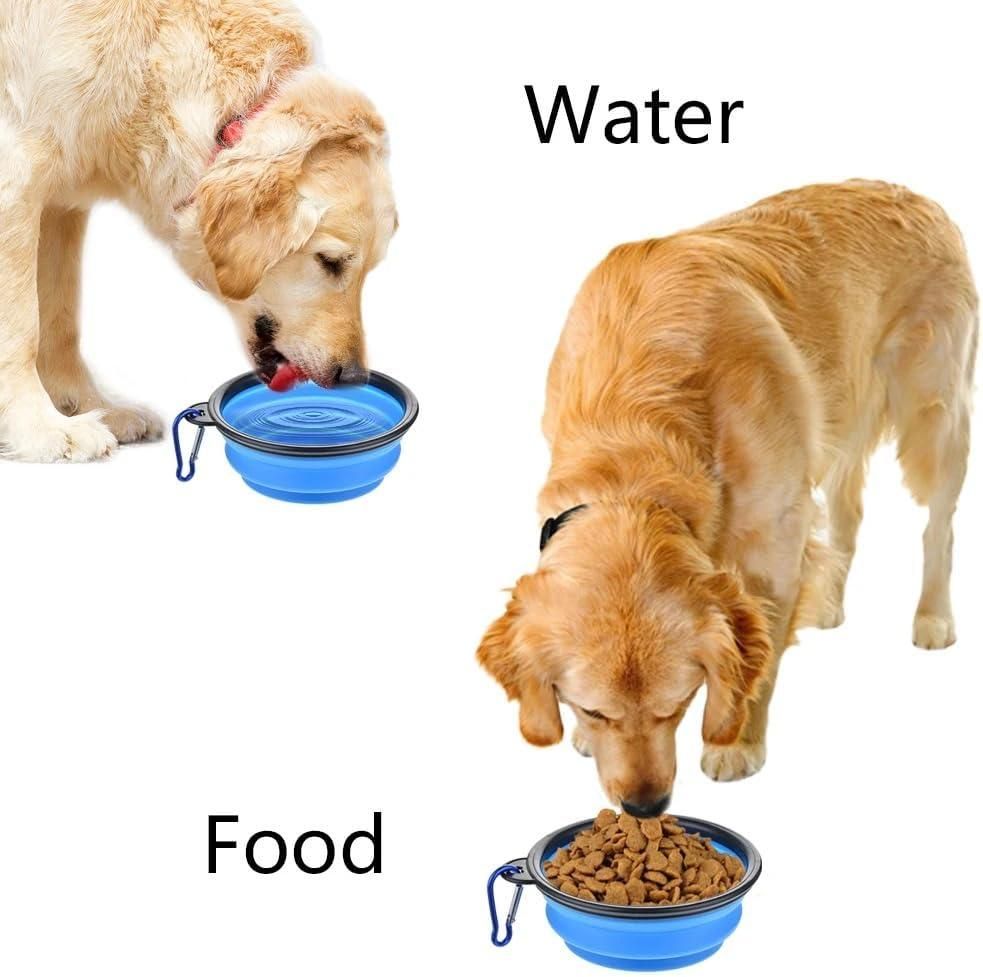 Foldable Silicone Pet Feed Bowl