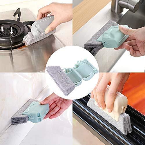 Brush-Multipurpose Hand-Held Window Groove Cleaning Brush(Pack of 3)