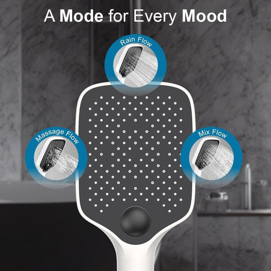 Square Hand Shower for Bathroom Without Hose Pipe