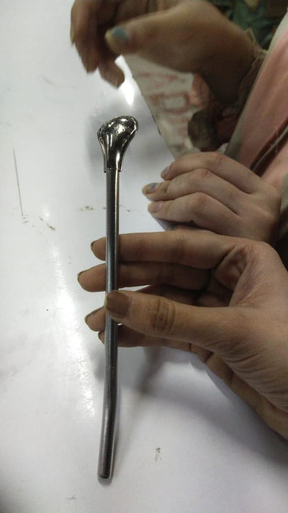 2 in 1 Stainless Steel Drinking Spoon Straws